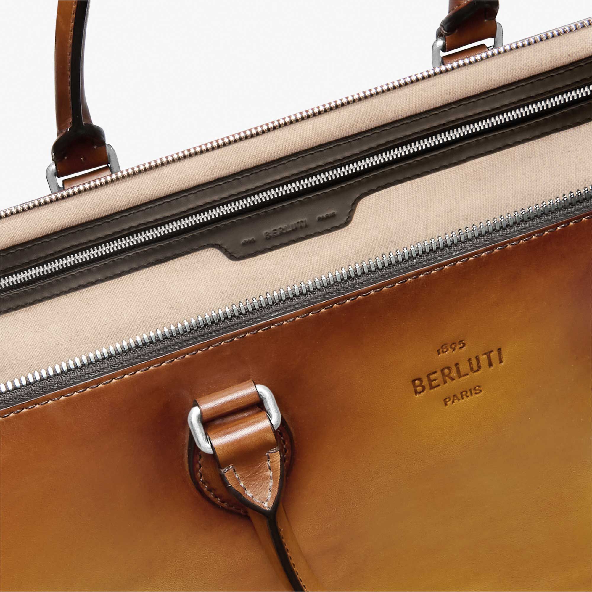 Toujours Soft Zipped Bag Leather Travel Bag Berluti DE