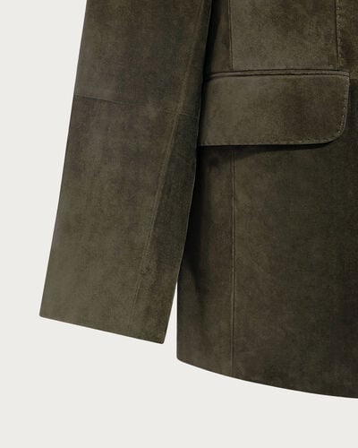 Leather Blazer, Dark Bronze, hi-res