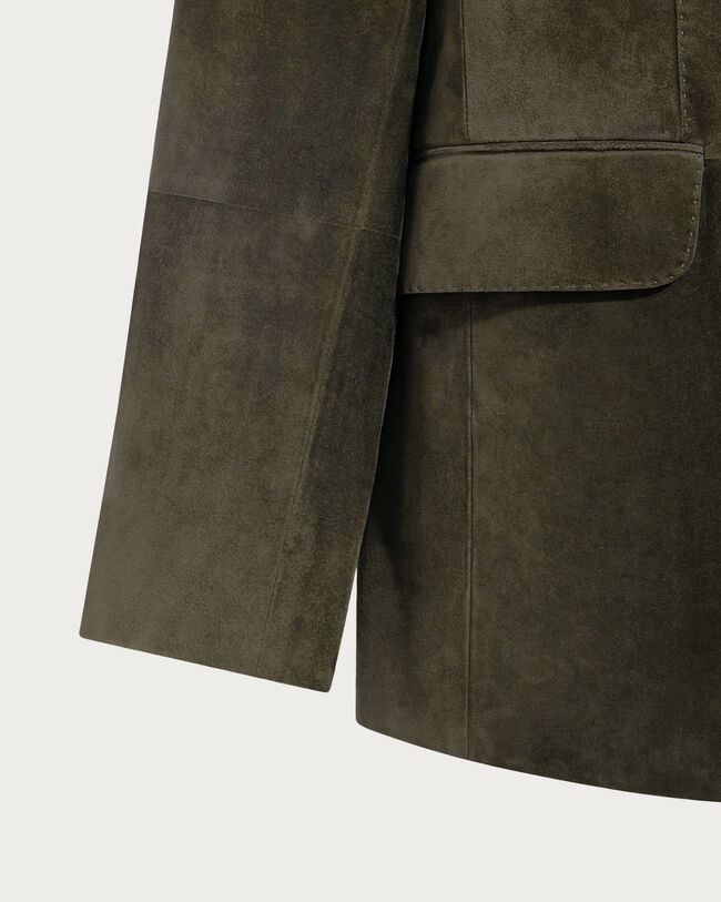 Leather Blazer, Dark Bronze, hi-res