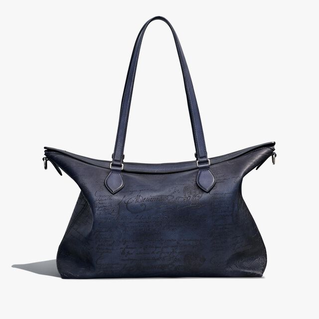 Late Hour Scritto Leather Shopper, INDIGO DENIM, hi-res 1