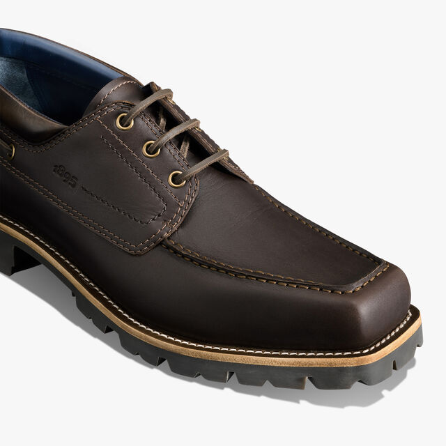 Grand Chemin Leather Derby, DARK BROWN, hi-res 7