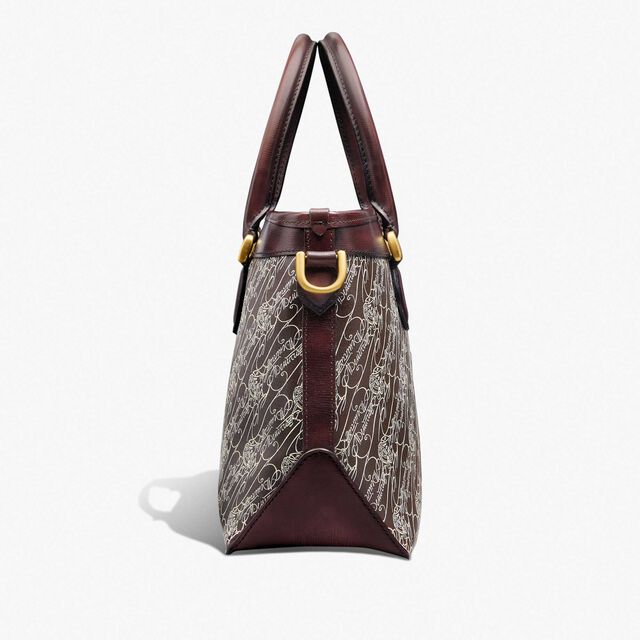 Toujours XS Toile Marbeuf Tote Bag, DARK BROWN + MADURO, hi-res 4