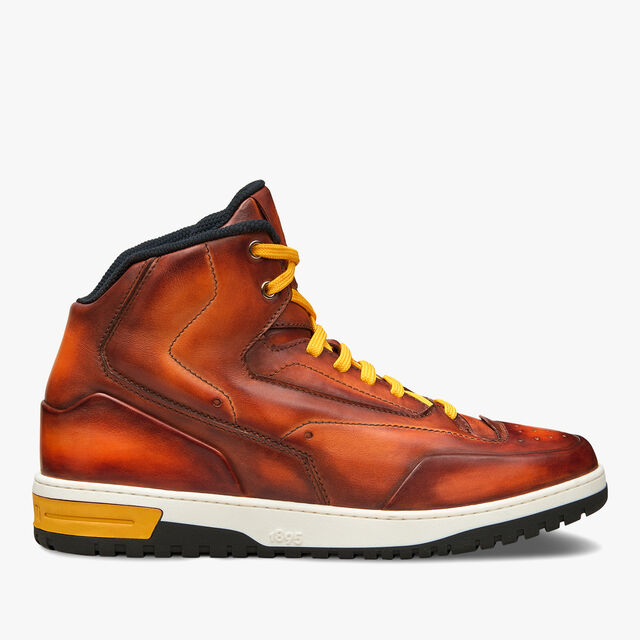 Playoff Leather Sneaker, HONEY, hi-res 1