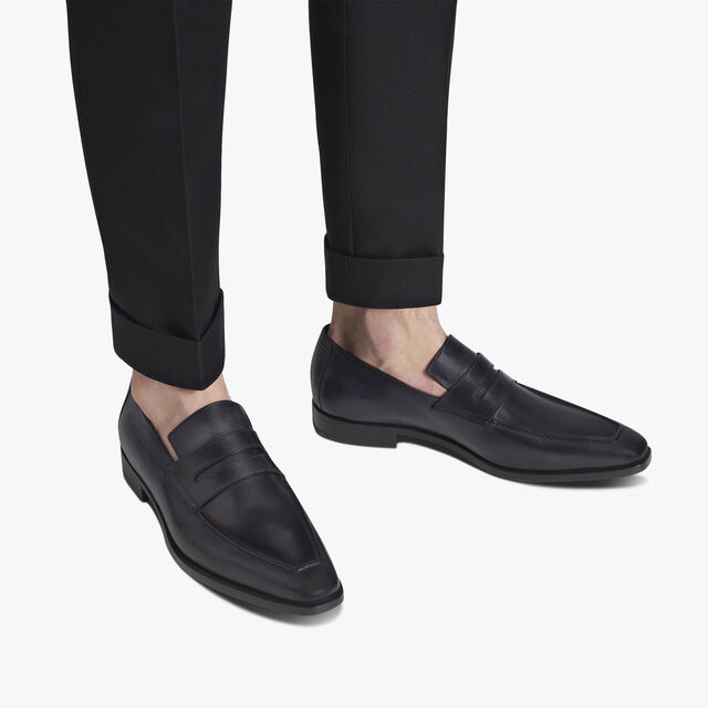 Andy Démesure Leather Loafer, NERO GRIGIO, hi-res 7