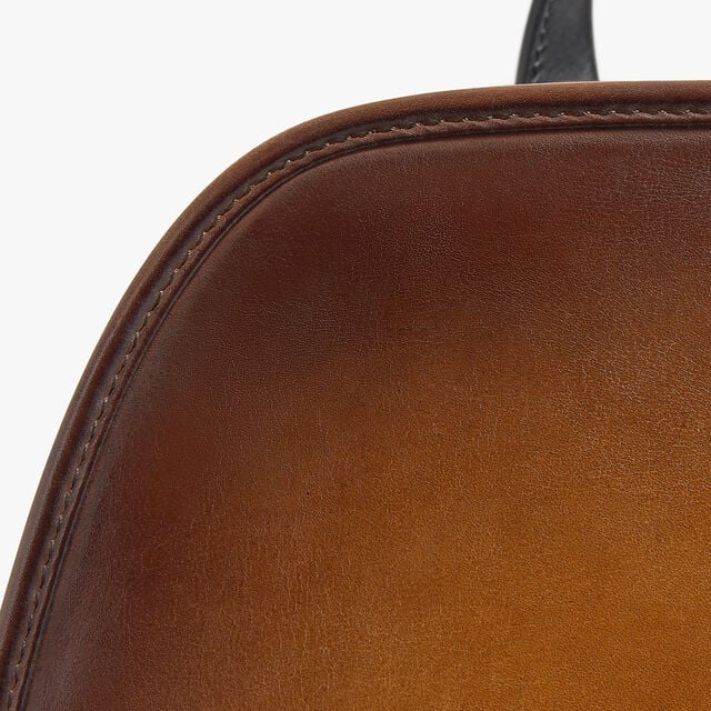 Sac A Dos Working Day En Cuir Scritto, CACAO INTENSO, hi-res 6