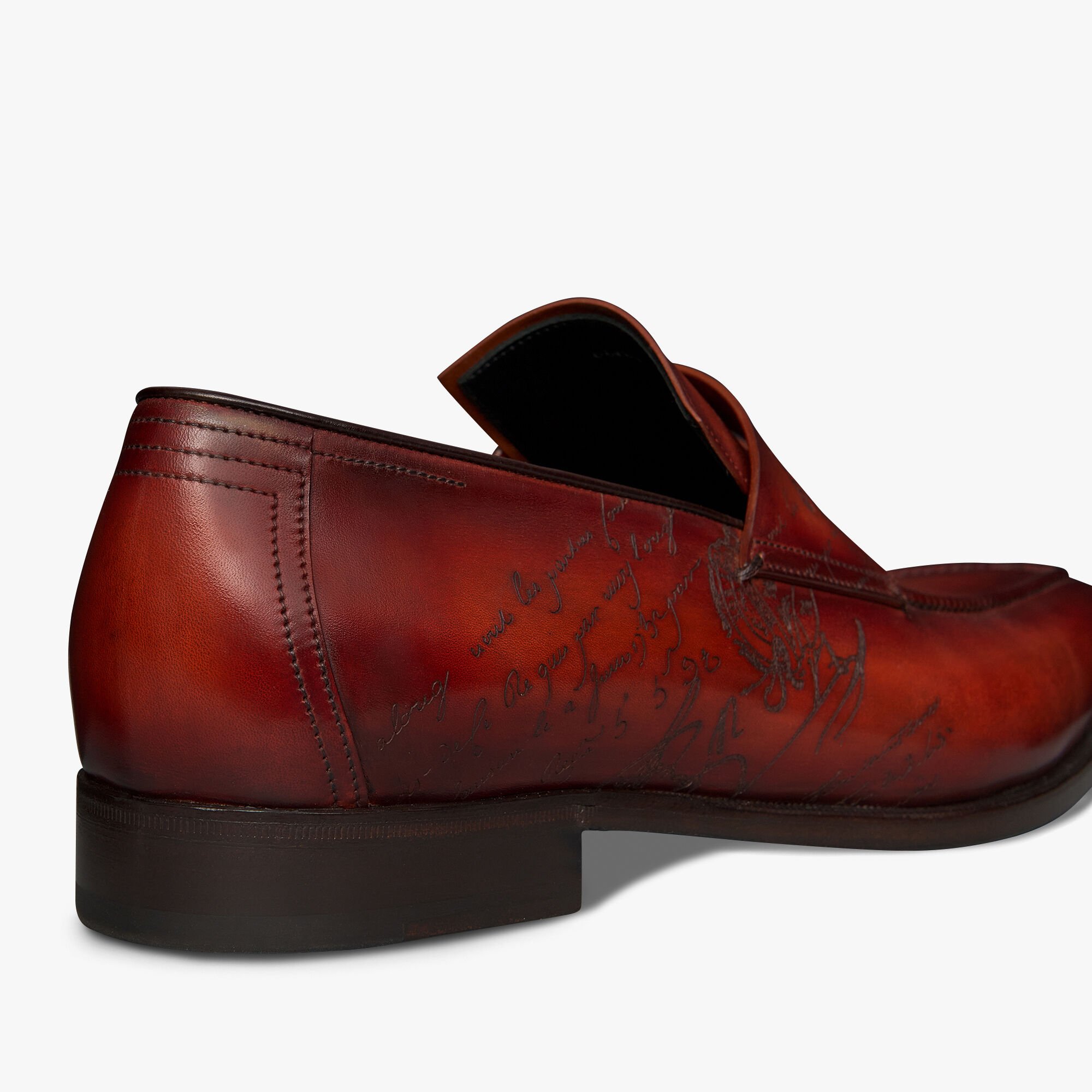 Andy Demesure Scritto Leather Loafer, TERRA DI SIENNA, hi-res 6