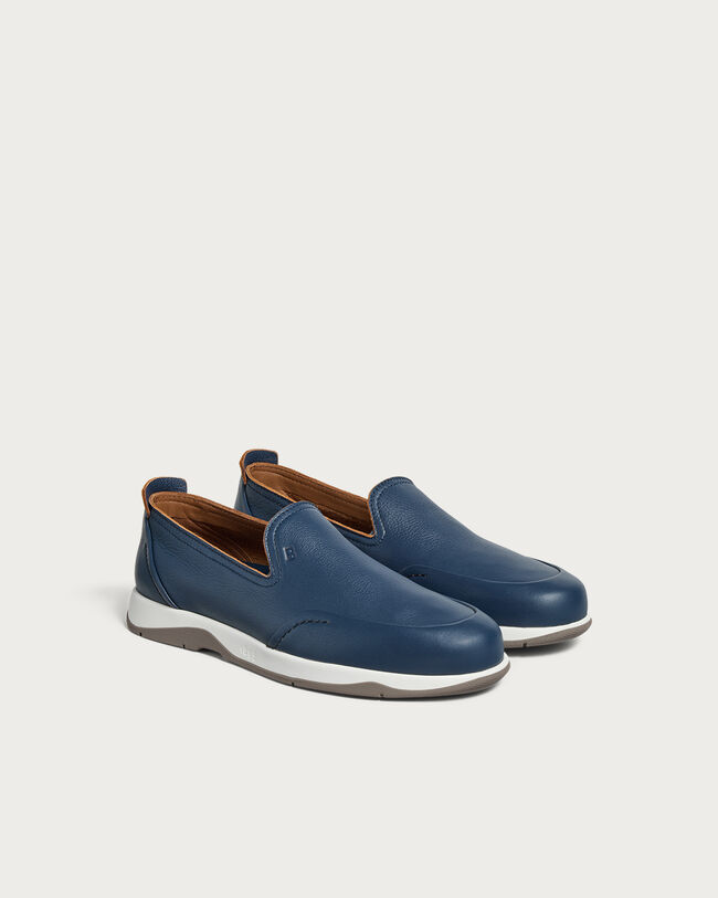 Echapp&eacute;e Loafer, Navy Blue, hi-res