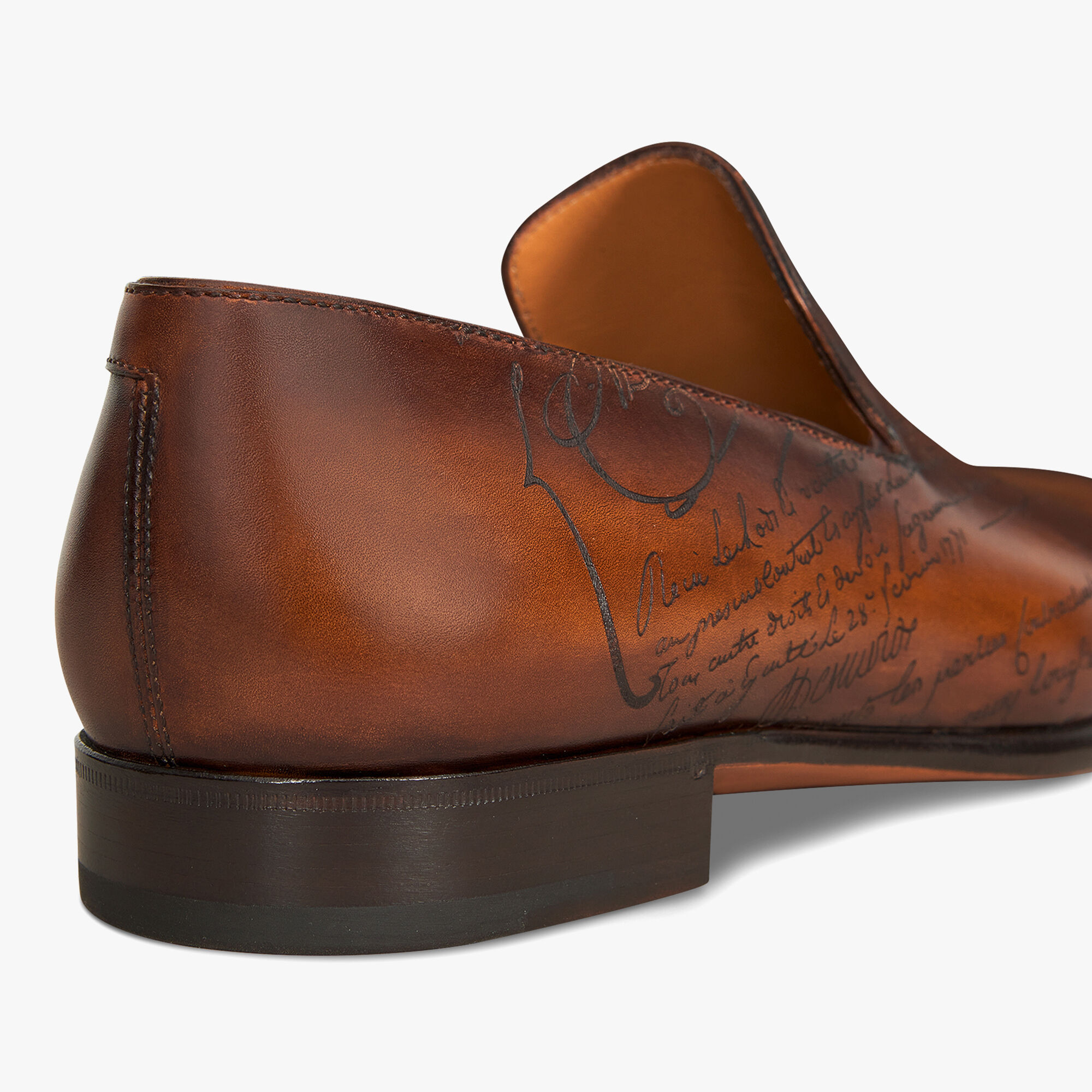 Cursive Galet Scritto Leather Loafer | Berluti US