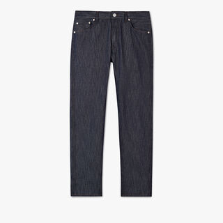 Cotton And Cashmere Denim Trousers