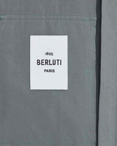 Saharienne avec D&eacute;tails en Cuir, Prasin Green, hi-res