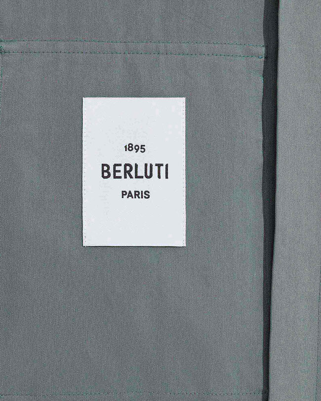 Camera Field Jacket with Leather Details, Prasin Green, hi-res