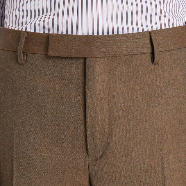 Formal Wool Trousers, CAMO GREEN, hi-res 4
