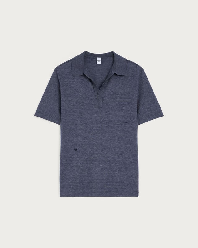 轻盈Polo衫, Granite Blue, hi-res