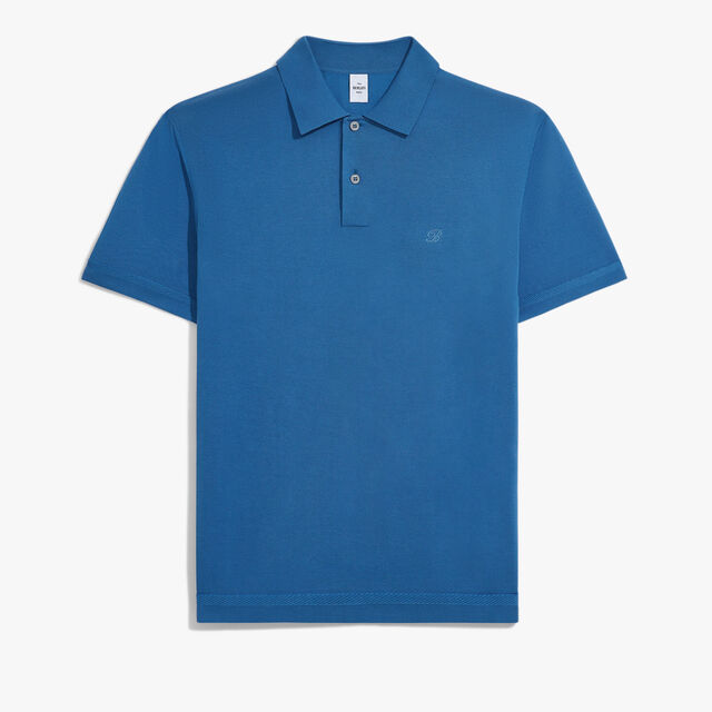 Polo à Manches Courtes Berluti Thabor, HELVETIA BLUE, hi-res 1