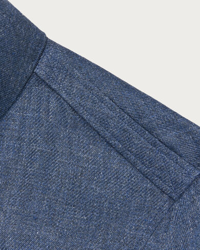 Light Bomber with Leather Details, Soladite Blue, hi-res