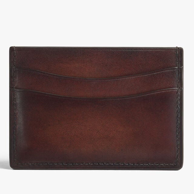 Bambou Card Holder In Leather, MADURO, hi-res 2