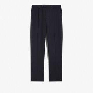 Classic Wool Slim Pants, COLD NIGHT BLUE, hi-res