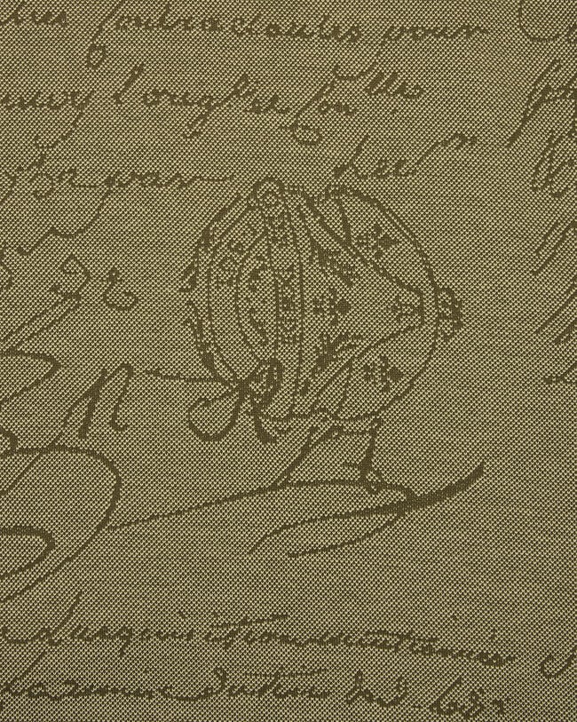 Scritto Piqu&eacute; T-shirt, Salvia, hi-res