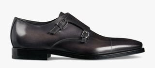 Caract&egrave;re Eclair Calf Leather Buckle Shoe, DEEP BLACK, hi-res