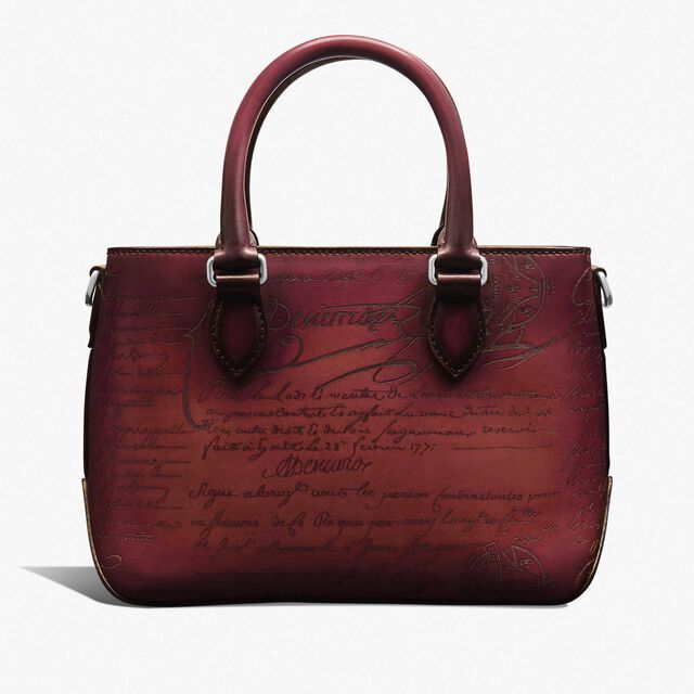Toujours Gulliver Gradiant Scritto Leather Messenger, LIGHT SAINT EMILION, hi-res 3