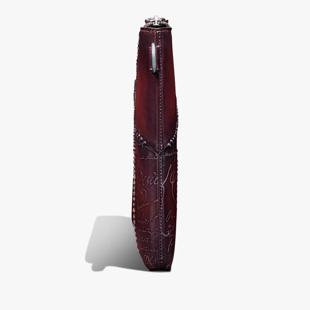 Nino GM Scritto Leather Clutch, SAINT EMILION, hi-res 4