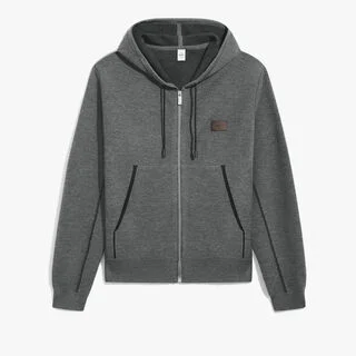 Shadow Zip-up Hoodie, MIDNIGHT GREY, hi-res