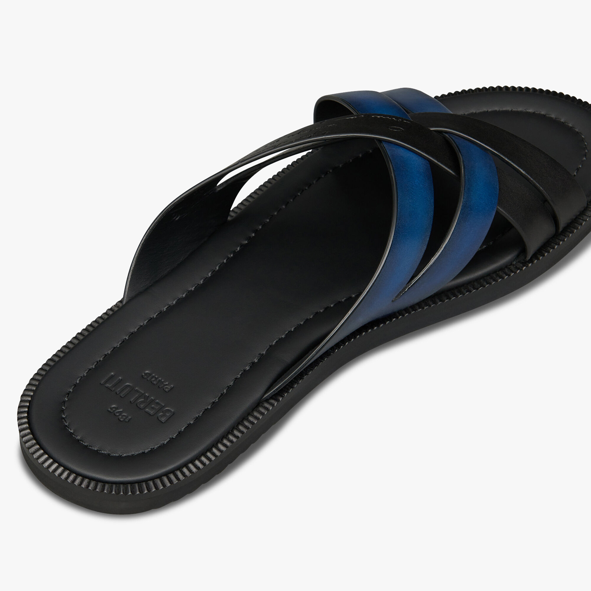 Sifnos Scritto Leather Sandal Berluti CZ