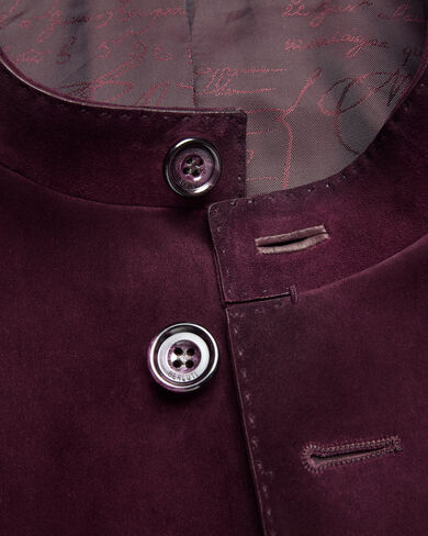 Patina Leather Foresti&egrave;re Jacket, Purple Grape, hi-res