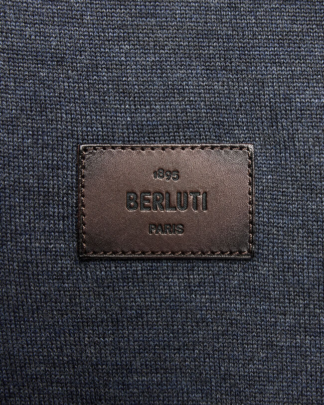 Reversible Blouson with Leather Detail, Purple Cloud, hi-res