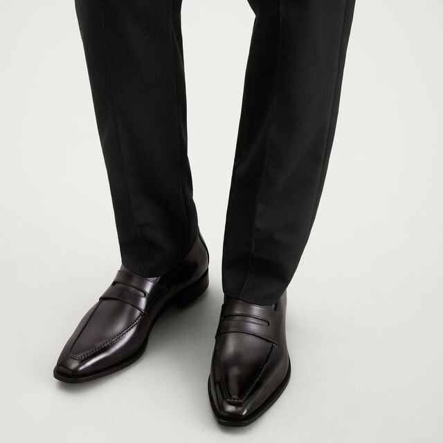 Andy Démesure Leather Loafer, NERO GRIGIO, hi-res 2