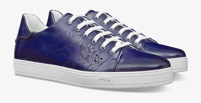 Playtime Scritto Leather Sneaker, UTOPIA BLUE, hi-res