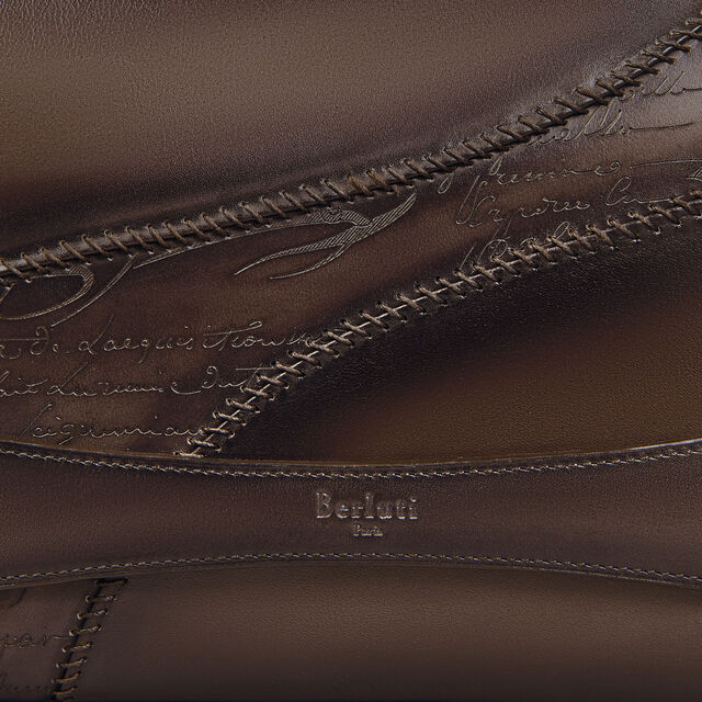 Tersio Scritto Leather Pouch, VIGOGNA, hi-res 5