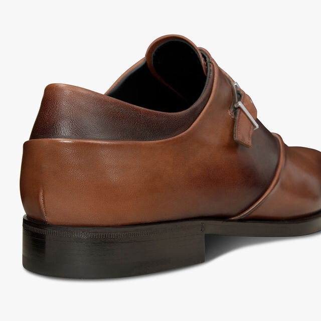 Demesure Leather Monk Shoe, CACAO INTENSO, hi-res 5