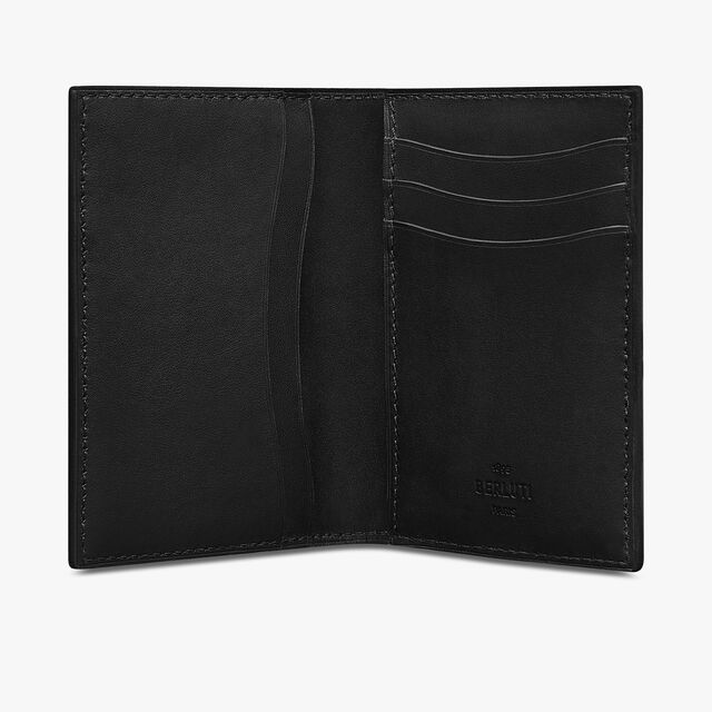 Jagua Scritto Swipe Leather Card Holder, SAPPHIRE BLUE, hi-res 3