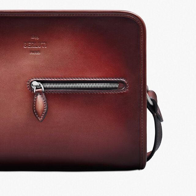 Journalier Leather Messenger, LIGHT SAINT EMILION, hi-res 5