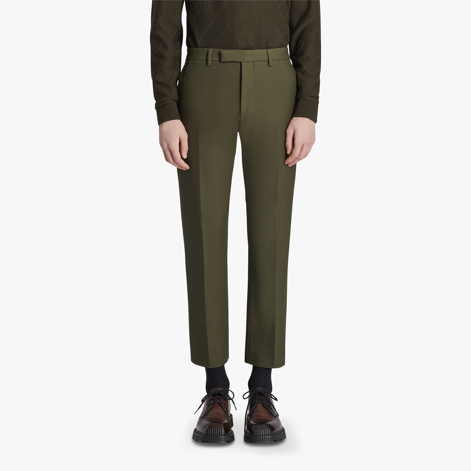 forest green chino pants