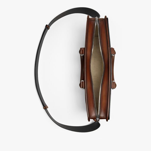 Cartable Un Jour En Cuir, CACAO INTENSO, hi-res 10