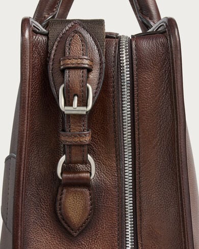 Deux Jours Briefcase, Soft Brown, hi-res