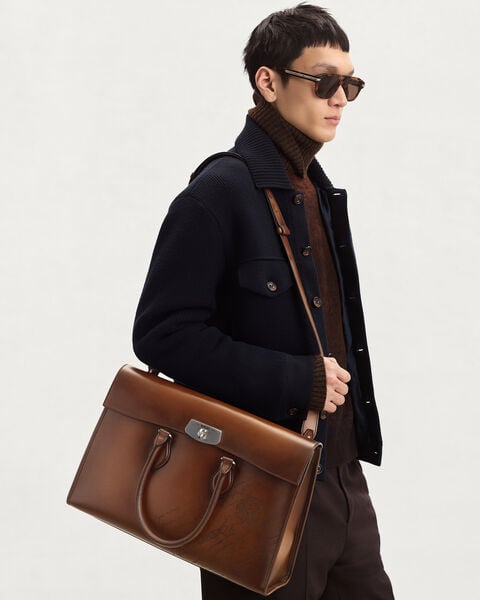 E'Mio Briefcase, Cacao Intenso, hi-res