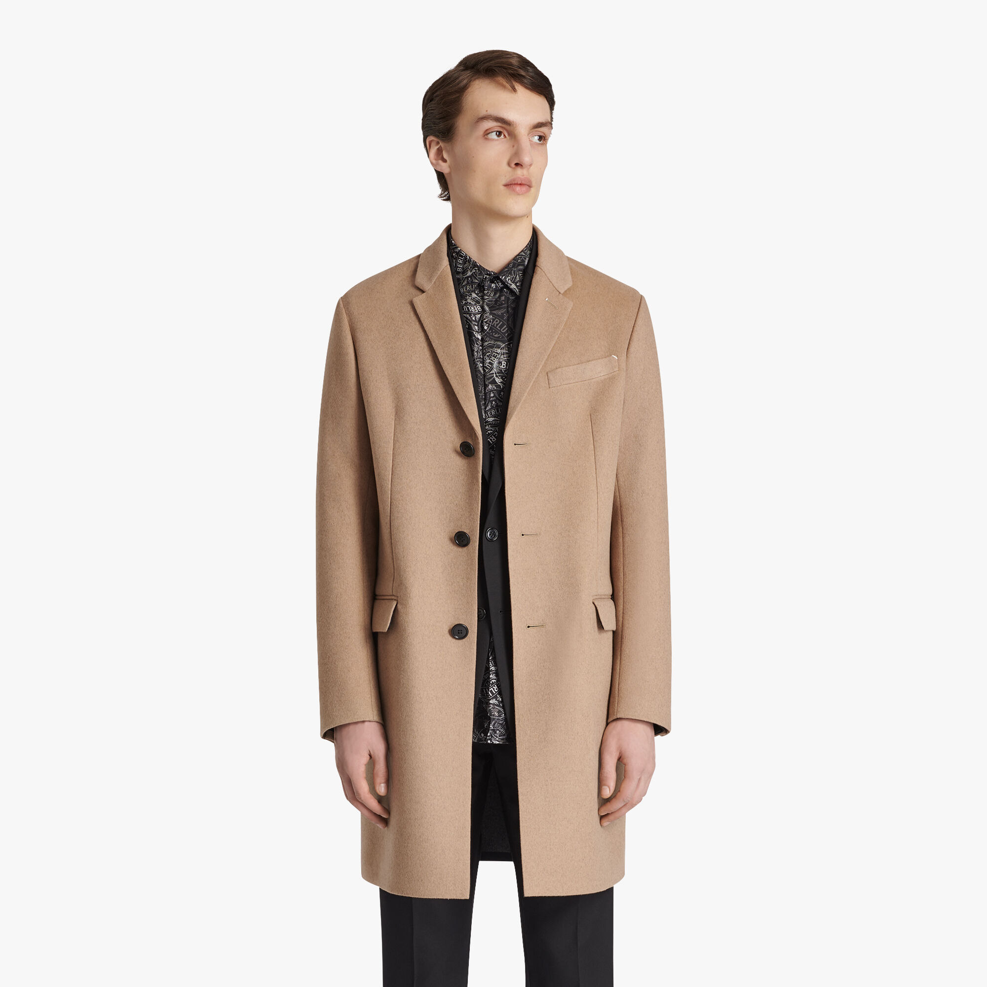 Double faced coat clearance