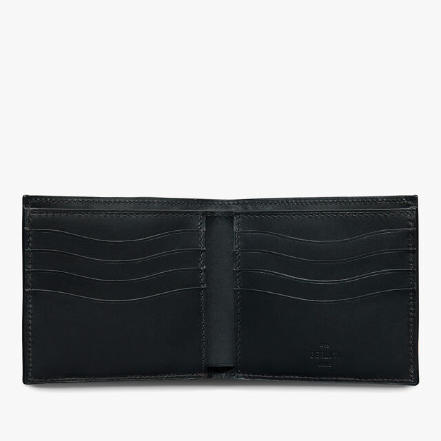 Makore Leather Wallet, STEEL BLUE, hi-res 3