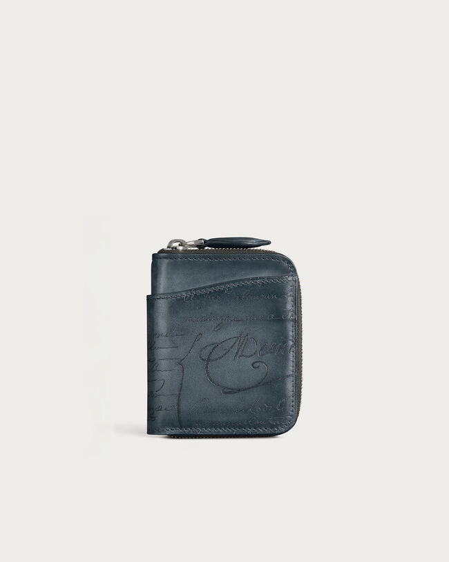 Porte-Monnaie Zipp&eacute; Wapa Gradiant, Blu Minerale, hi-res