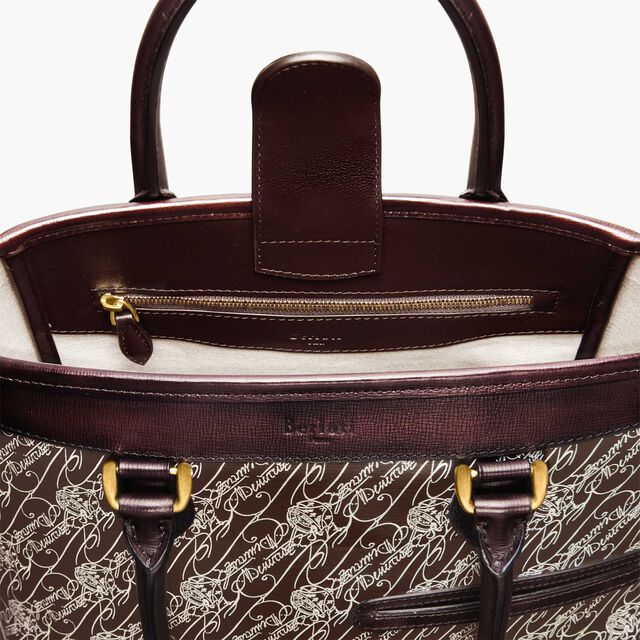 Toujours XS Toile Marbeuf Tote Bag, DARK BROWN + MADURO, hi-res 7