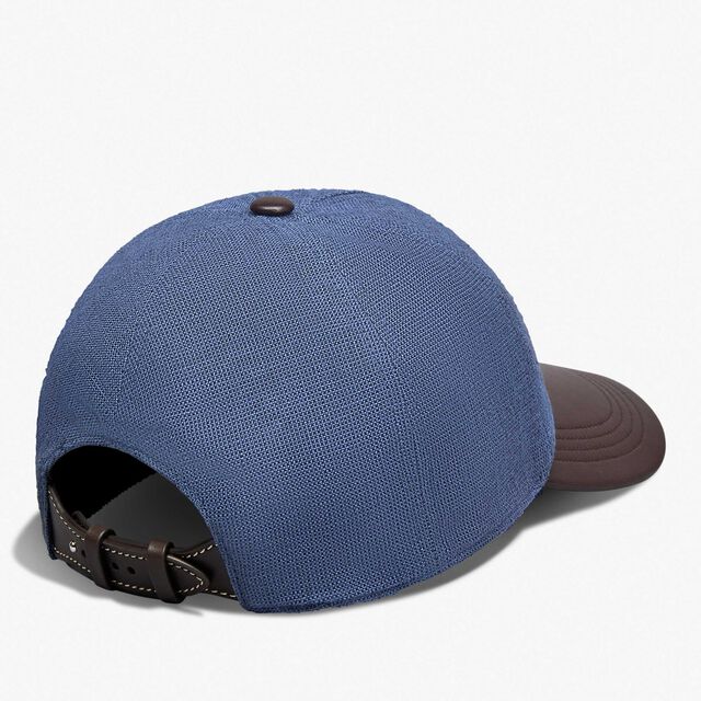 Berluti Thabor Linen Cap, BLEU DE SMALT, hi-res 2