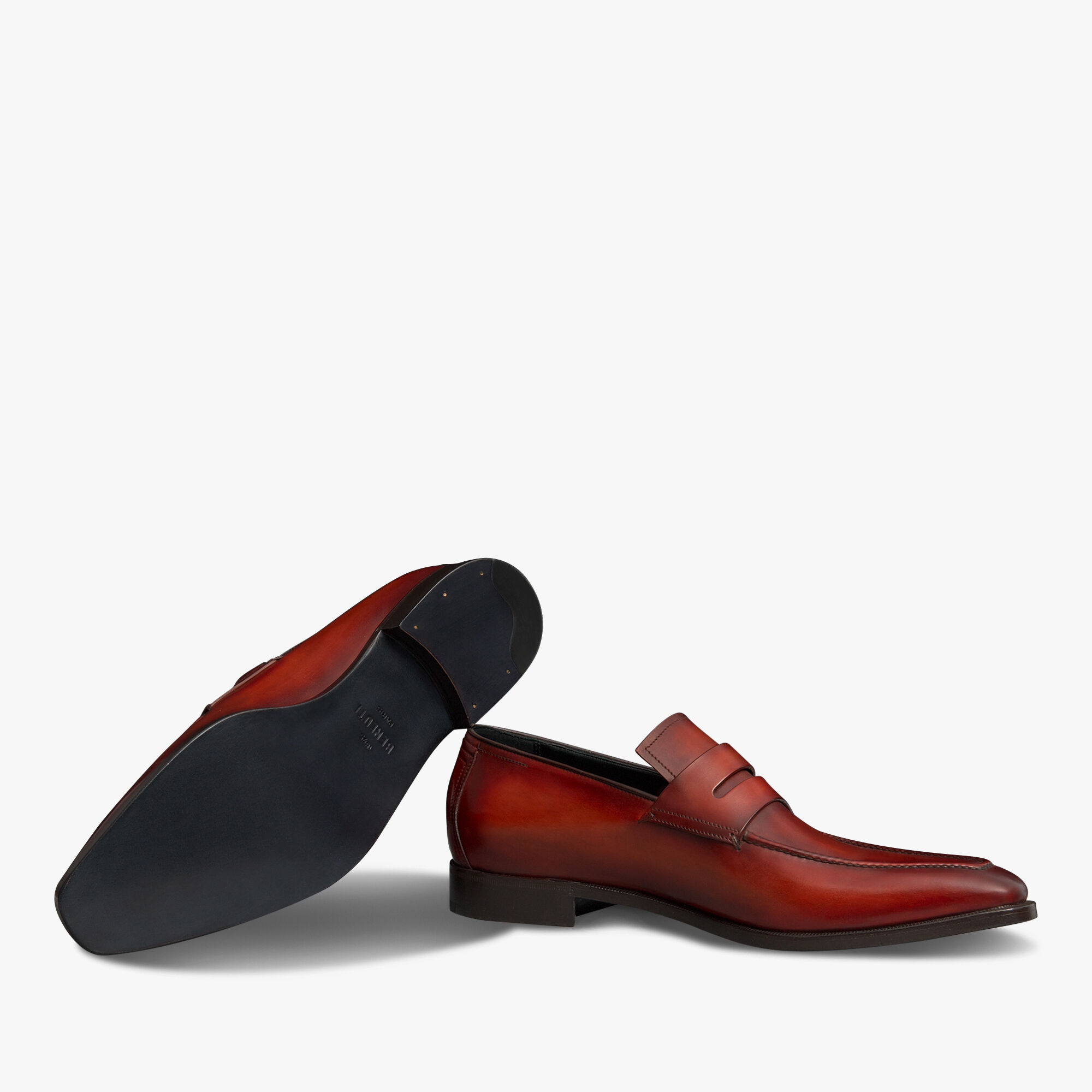 Andy Demesure Scritto Leather Loafer, TERRA DI SIENNA, hi-res 5
