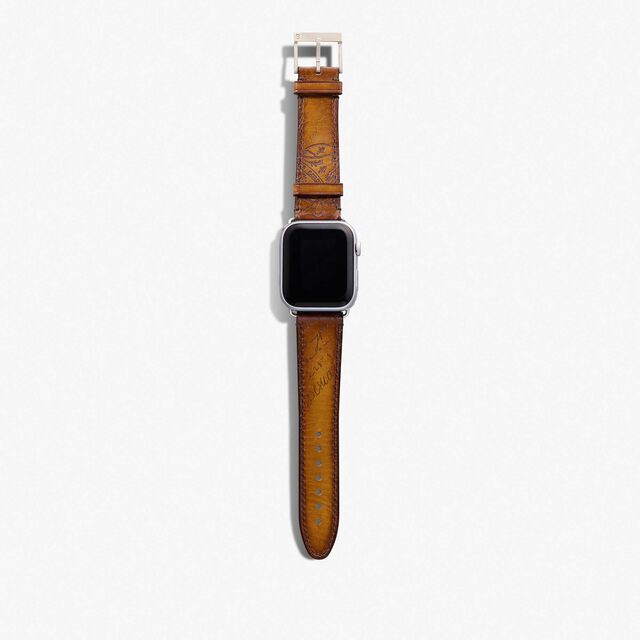 Bracelet Apple Watch En Cuir Venezia, ICE GOLD, hi-res 2