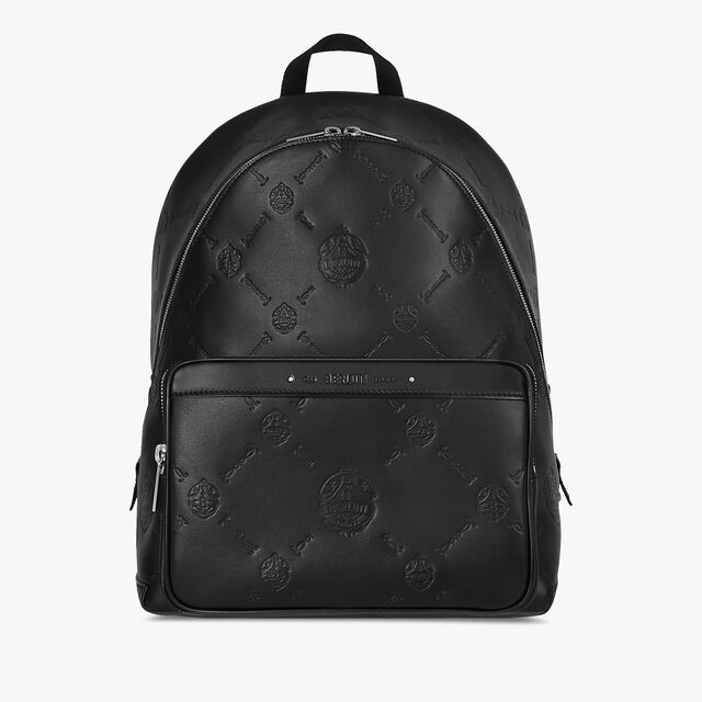 Trip Leather Backpack, BLACK, hi-res 1
