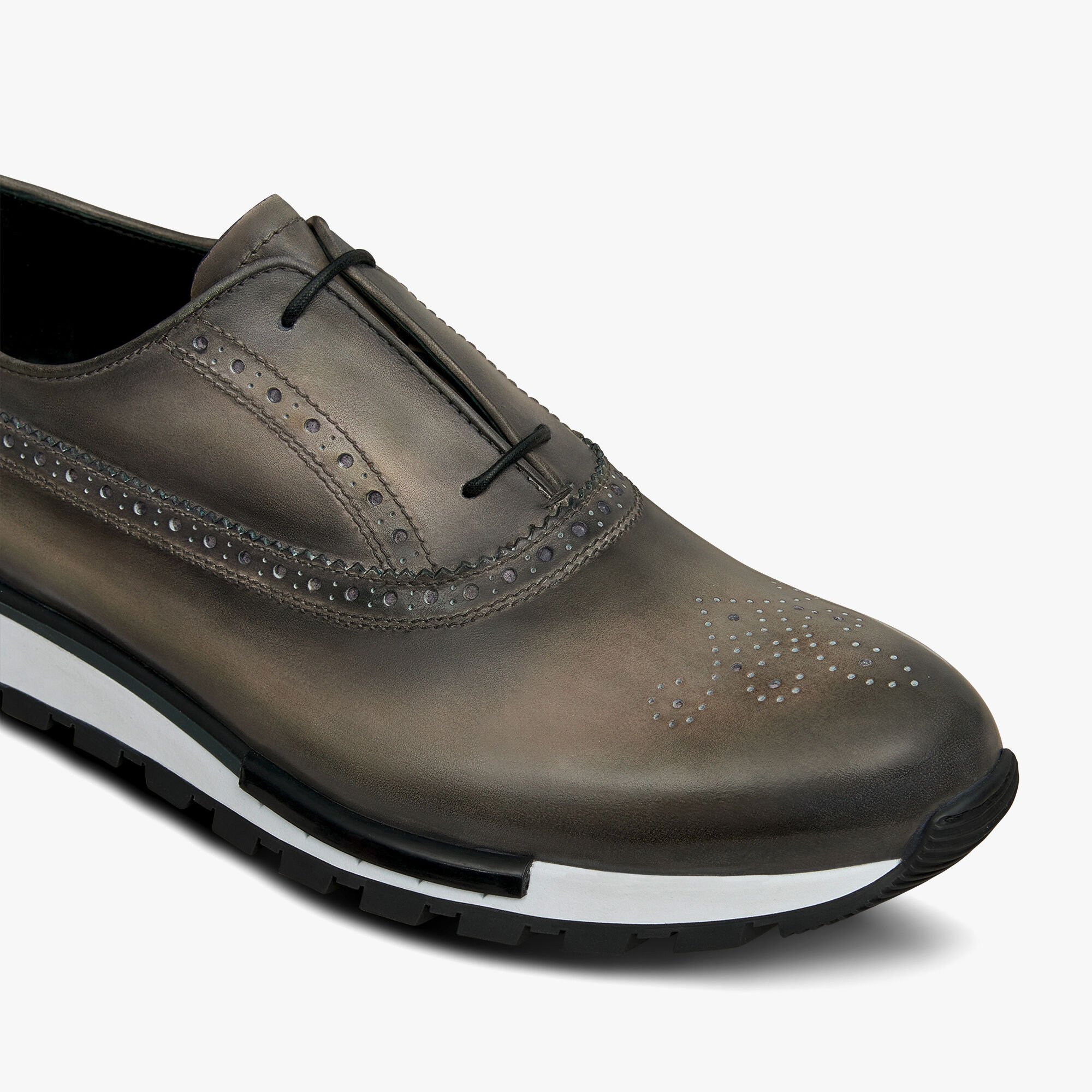 Fast Track Leather Sneaker, ELEPHANT GREY, hi-res 6