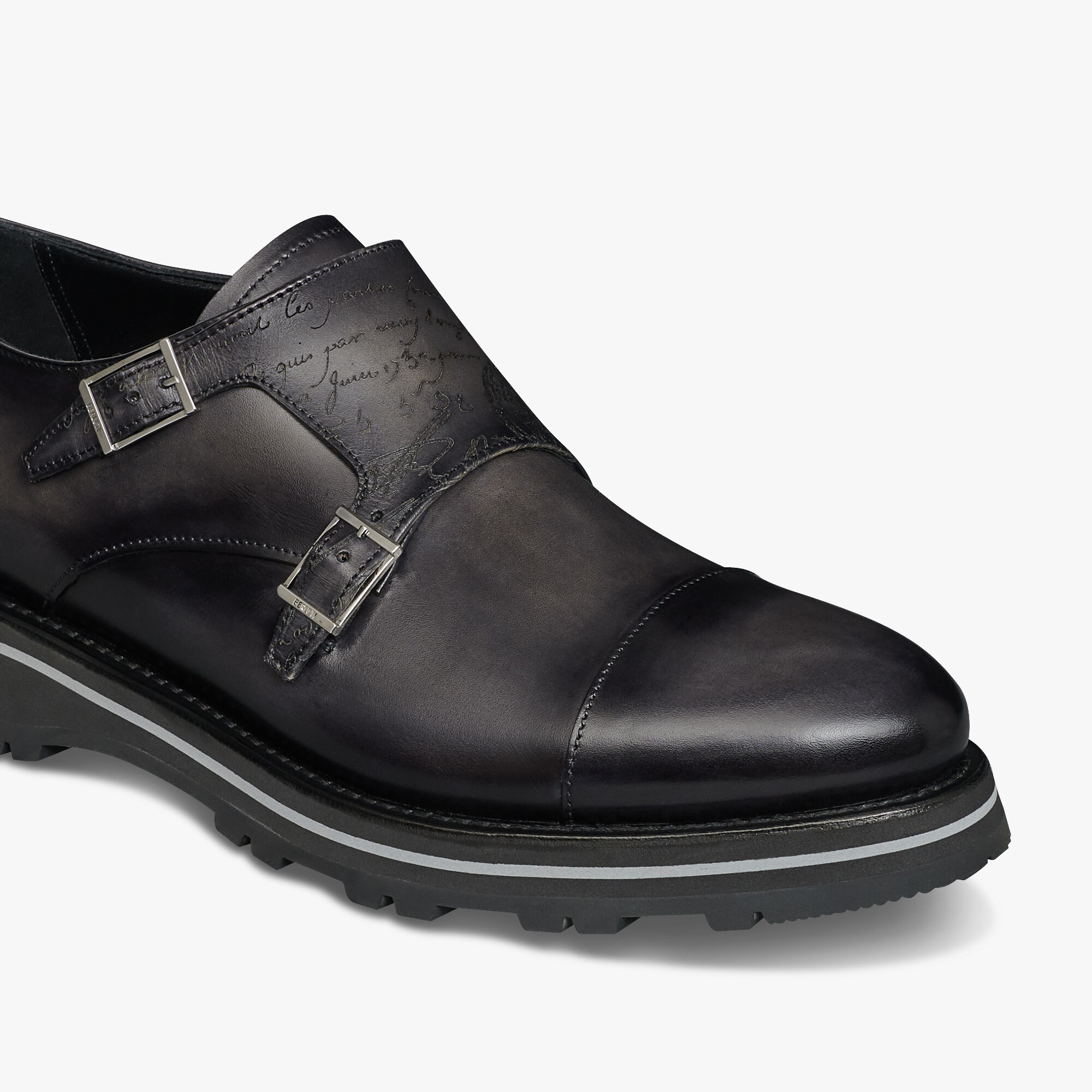 Soulier Double Boucle Alessio Padova En Cuir Scritto Berluti FR