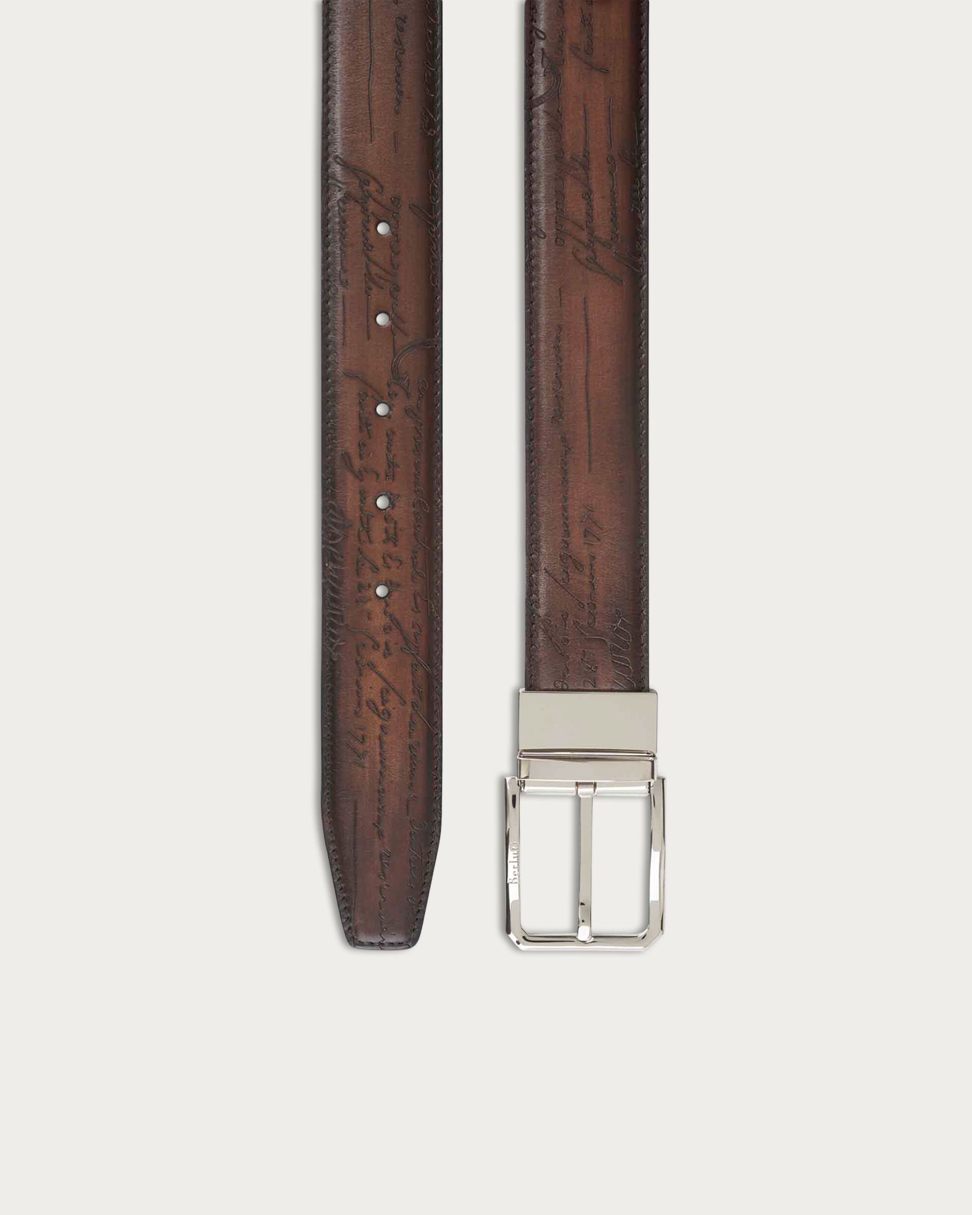 Versatile Reversible Belt, Nero & Tobacco Bis, hi-res
